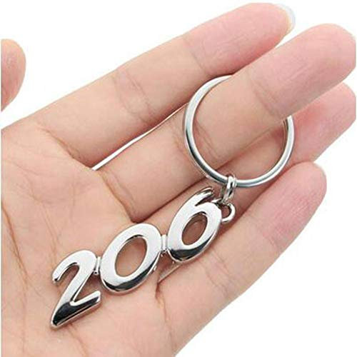 GOZAR Acier Inoxydable EDC Gadget Clé Porte-Clés Collier Boucle Argent