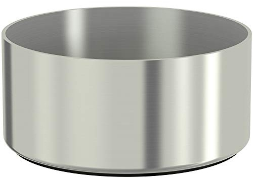 Lenz SOULUTION Universalhalter in Nickel – Aufbewahrung für Kleinteile | Stablier Stand durch Anti-Rutsch-Pad – Ergänzung für Seifenspender und Zahnputzbecher – Einfache Reinigung – 3508422
