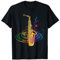 Musik Noten Jazz Musikinstrument Geschenk Saxophon T-Shirt