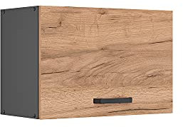 Vicco elément Haut de Cuisine R-Line, Chêne de Force doré/Anthracite, 60 cm Plat