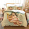 CYKNUW Bettwäsche 135x200cm Kleiner rosa Engel Modern Bettwäsche Set Microfaser Einzelbett bettwäsche Bettbezug und Kissenbezug 80×80cm mit Reißverschluss