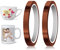cobee Hitzebeständiges Klebeband, 10 x 33 mm 2 Rollen Hochtemperatur Klebeband Wärmeübertragungsbänder Thermoband Sublimationsband Wärmeband für Sublimation für den Elektronikdruck