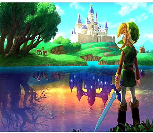 Poster Zelda Helden Link Chateau Hyrule Spiele Video Gaming