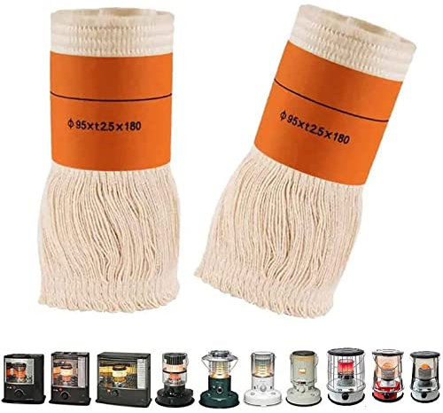 ZYLEDW 95 * 180 mm Docht für Petroleumofen, Dochte Petroleum Heizung Heizer, Dochte für petroleumheizung Kerosin Heizer, Ersatzdocht für Petroleumheizer Heizstrahler (Color : 2pcs)