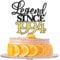 Xsstarmi 1 Pack Legend Since 1995 Cake Topper Glitter Happy 30th Birthday Cake Topper Cheers to 30 Fabulous Cake Decoration for 30th Birthday Wedding Anniversary Party Black Gold
