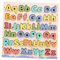 Sharplace Lern-ABC-Puzzle aus Holz, Vorschulspiel, Lehr-Requisite, Groß- und Kleinbuchstaben, Alphabet Lernen für Jungen, Mädchen, Kinder im Vorschulalter