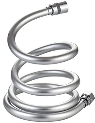 QUNINE Flexibler Duschschlauch aus Edelstahl, lang, für Badezimmer, Dusche, Wasserschlauch, Verlängerung, Sanitärrohr, Zugrohr, Badezimmerzubehör (Größe: 3 m) (3 m)