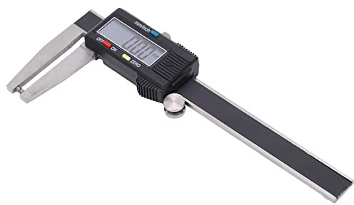 100mm Digital Brake Disc Caliper, Vernier Pointed Ruler Measuring Tool for Deep Hole and Pipe Wall Measurement