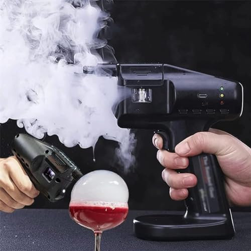 kit de fumeur de cocktail Flavor Blaster, Kit De Fabrication De Bulles De Cocktail, Pistolet À Fumée Électrique À Bulles De Cocktail, Infuseur Portable, Fumoir À Froid, Pistolet À Fumée For La Cuisine