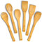 Wooden Spoons for Cooking - 6-Piece Wooden Utensil Set with Spatulas & Spoons, Heat-Resistant, Eco-Friendly Kitchen Utensils for Non-Stick Cookware