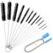 Bottle Cleaning Brush Set, 12 Pcs Tube Brushes & 1pc Flexible Feeding Tube Cleaner, Straw & Drain Pipe Cleaner