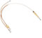 CWOQOCW, Thermocouple pour chauffage de terrasse à gaz, 350 mm, terminal plat de 4,8 mm avec interrupteur anti-baisse, pour chauffage de terrasse extérieur, type rainure