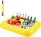 Soporte Inflable para Bebidas Bandeja Inflable,Posavasos Piscina Portabebidas inflables para Piscina,Hinchable para Bebidas Flotante Bar Verano Piscina Fiesta (Amarillo)