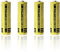 4pcs 3.7 Volt Rechargeable Battery, SGIXBE 3000mAh Rechargeable Battery, Button Top NiMH High Power Long Lasting for Headlamp, LED Flashlight, Solar Light, Electronic Devices etc