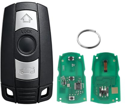 3 Buttons Remote Key Fob For BMW 1 3 5 7 Series | 868MHZ,CAS3 System,No Keyless go,StarsGood spare key,Replacement BMW X1 X3 X5 X6 Z4 E90 E60 E70 key