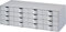 Paperflow 786684 - Schubladenmodul 12 Schubladen aufstapelbar, grau