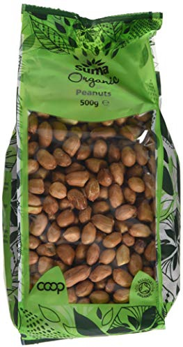 Suma Organic Peanuts 500 g (Pack of 6)