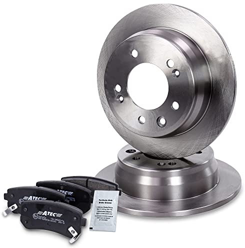 BESTPRICE Bremsenset Hinterachse inkl. Bremsscheiben Ø 262 mm Voll + Bremsbeläge hinten, Kompatibel mit HYUNDAI i30 (FD), i30 Kombi (FD), ix35 (LM, EL, ELH), KIA CEE'D, SPORTAGE III (SL)