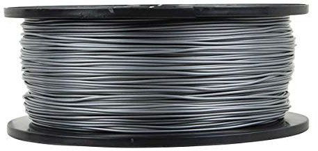 Monoprice Premium 3D-Drucker-Filament, PLA – Silber, 1 kg/Spule, 1,75 mm dick, sehr geringe Schrumpfrate (0,3%)