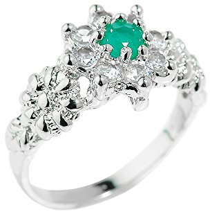 Kleine Schätze Beautiful Echte Smaragd Ring