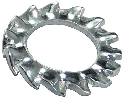 AERZETIX: 100x Arandelas de freno con dientes exterior M7 Ф12.5mm acero galvanizado C17671