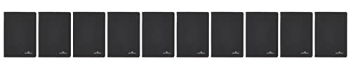 Cartera de seguridad RFID para tarjetas de crédito, color negro (Pack de 10)
