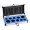 Extrudeuse d'écrou de 10 pièces, kit de démontage de boulon outil de rupture de tête de vis d'extrudeuse endommagée, boîte de rangement incluse extracteur antivol