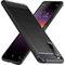 TesRank Sony Xperia 10 II Hülle, Premium Weiche kohlefaser Handyhülle mit Wärmeableitungs-Design [Shock Absorption] [Anti-Slip] Kratzfest Schutzhülle Case für Sony Xperia 10 II-Schwarz