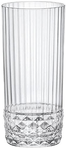 Bormioli Rocco - Juego de 6 vasos americanos 20, de cristal, cl48