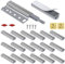 Cupboard Magnetic Push Open Catch Jiayi 20 Pack Push to Open Door Latch Release for Kitchen Closet Door Closing Cabinet Push Open Touch Push Close Drawer Opener Wardrobe Closure Closer