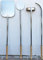 Lot de 4 pales à pizza pour four à bois composé de 4 pièces, longueur 120 cm