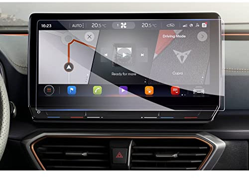 GAFAT 12 Cuprα Formentor 2021-2024/ Cuprα Leon 2023 2024 Navigation Schutzfolie, Formentor 2023 Glas Navi Displayschutzfolie für 12 GPS Screen, Stoßfest, 9H Anti-Kratzen [Nicht für 10 & Neu 12,9]