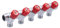 Collecteur Mâle - Femelle 20x27 à Robinetteries Rouges 5 départs 15x21 NOYON & THIEBAULT