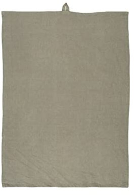 IB Laursen - Geschirrtuch, Küchentuch, Trockentuch - Freja - 52% Baumwolle, 48% Leinen - Farbe: Soil