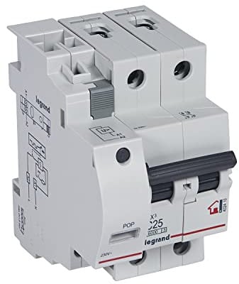 LEGRAND Dispositivo de protección contra sobretensiones permanentes 2P, 25 A, con bobina de protección (POP), Residencial, 402410E