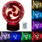 3D Night Light Anime Lampe Genshin Impact Game Symbol Illusion Lampe Touch Control mit Fernbedienung 16 Farben und 8 Modi Spieldekorationsleuchten Atmosphäre Spiel Lichter Nachtlampen Kinder Geschenk