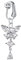Crdifu Faux Nombril Anneaux Clip Sur Nombril Anneaux Non Perc¨¦ Faux Argent Piercing Bijoux Papillon