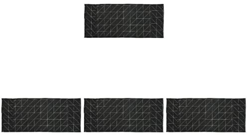 Ciieeo 4pcs Dust Cover for Washing Machine Microwave Oven Fridge Dryer Kitchen Protector