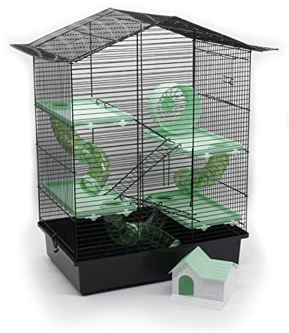 ZooPaul XXL Hamsterkäfig Nagerkäfig CH3 Zubehör Tunnelsystem Maus Hamster Käfig (türkis)