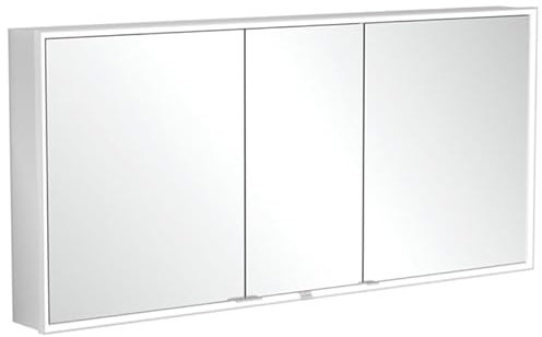 Villeroy & Boch My View Now, Spiegelschrank für Einbaumontage,mit Beleuchtung, 1600x750x167,5 mm, mit Sensordimmer, 3 Türen, A45616, A4561600