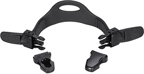 KIMISS Scubapro Jet Fin Federgurte, Scubapro Jet Fin Strap, Schwarzer Gummi-Kunststoff, 1 Paar, Verstellbare Tauchflossengurte, Sory (L) (S)