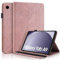 Succtopy Funda para Samsung Galaxy Tab A9 8.7 Pulgadas 2023 SM-X110/X115 Ultra Slim PU Protectora Tableta Cover con Función de Soporte Carcasa Oro Rosado