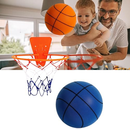 Generisch Silent Basketball, Leiser Bouncing Mute Ball Indoor Basketball Schaumstoff Ball Trainings Basketball Softball Leiser Ball Trainingsschaumball Mute SchaumstoffBall (A)