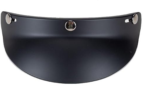 FK VISORS Visier/Sonnenblende für Jethelm, 3 Druckknöpfe, mattschwarz