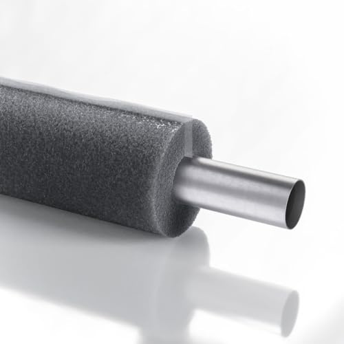 Bauhandel24-10 x 1m Rohrisolierung selbstklebend Schaumstoff Rohr Isolierung Heizungsrohre 20 mm Isolierstärke | Ø 18 mm Rohrdurchmesser