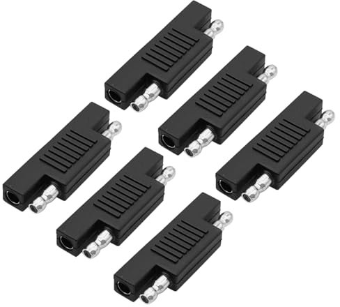 CGEAMDY 6 Stück SAE Polaritätsumkehrung Adapterstecker, SAE Polarity Reverse Adapter, Solar SAE Polaritäts Umkehradapter Steckverbinder, für Kraftfahrzeuge, Langlebig