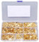 Uadme Messing Ring Kabelschuh, 540 Stück Ringkabelschuh Kit, Rund Kabelverbinder M3 M4 M5 M6 M8 M10, für Ring, Haken, Schnelltrenn und Stoßverbinder, mit Aufbewahrungsbox