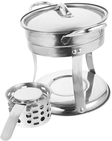 COLLBATH Pentola Calda Singola in 304 Con Fornello Pentola a Doppio Per Domestica e Utensili Da Facili Da Pulire