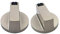 CPJJ 2 Perillas de Gas para Cocina, Botones Metálicos para Encendido de Cocina a Gas,Botones Perillas de Cocina Metal Mandos Cocina Gas para Mayoría las Horno,Cocina,Estufa de Gas(0 grados 6 mm)
