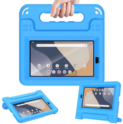AVAWO Kids Case for Onn 7 inch 2024 Gen 4 (Model 100135924) Tablet (4th Generation, 2024), Light Weight Shock Proof Handle Stand Case for Walmart Onn 7 Tablet (Just Fit 7 2024, 4 Gen), Blue